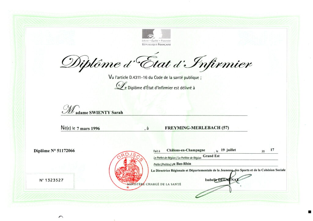 Diplôme IDE